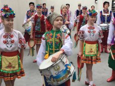 На відкритті виставки В. Козюка 12 квітня 2016 року